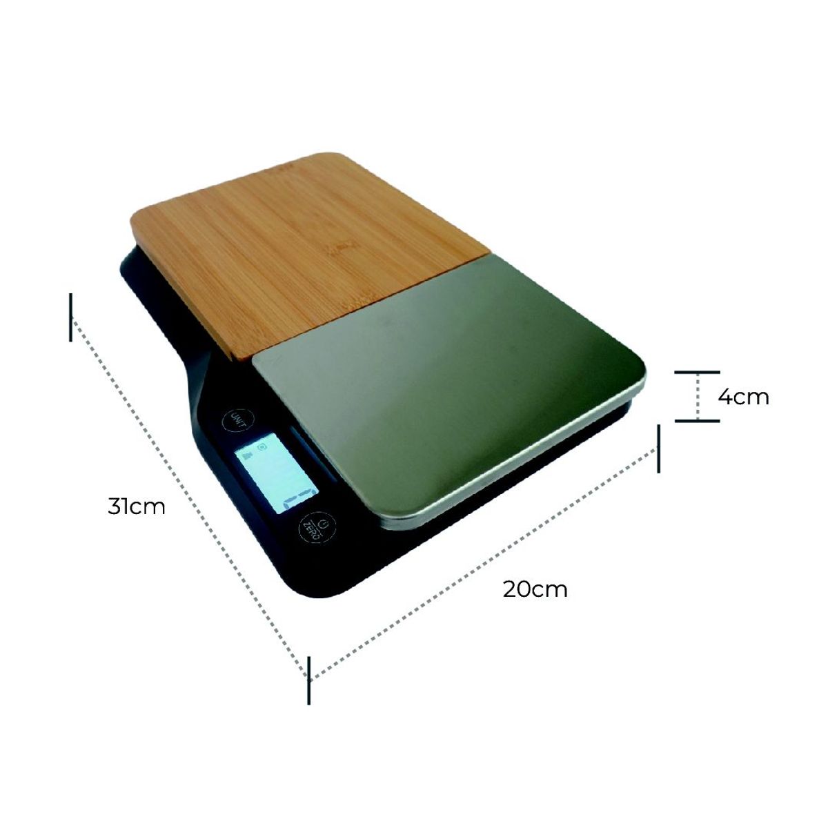 VIVIBOX - Balanza de Comida con Tabla de Picar