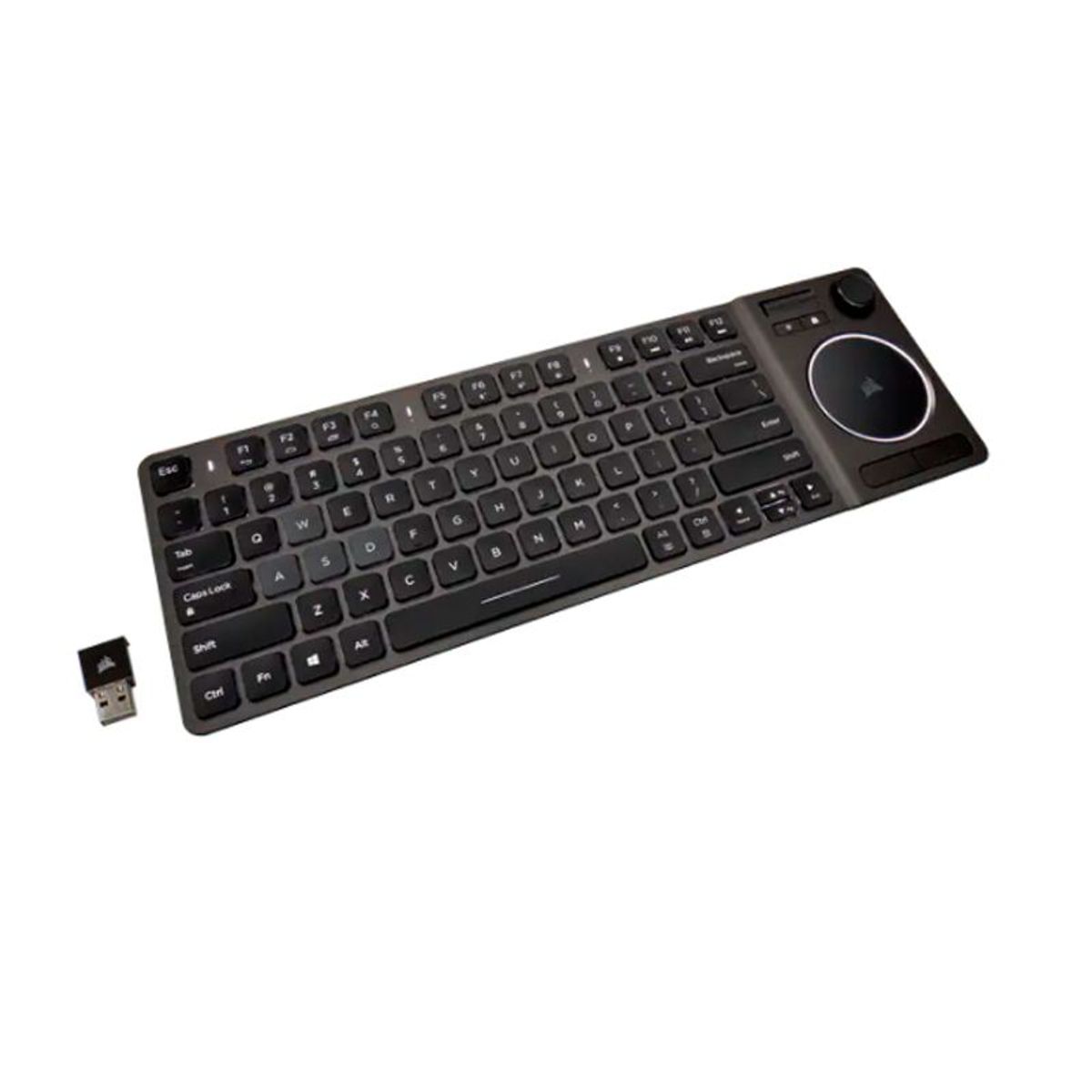 CORSAIR - Teclado CORSAIR K83 Wireless ENTERTAINMENT USB Bluetooth