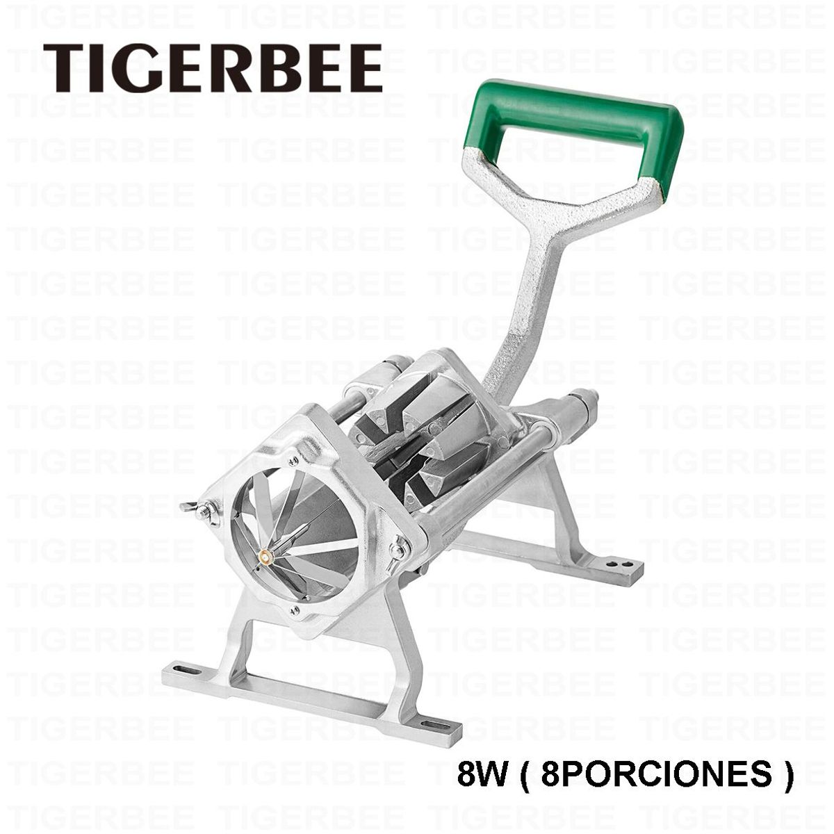 TIGERBEE - CORTADOR DE PAPAS SUPER PESADO DE 8 PORCIONES