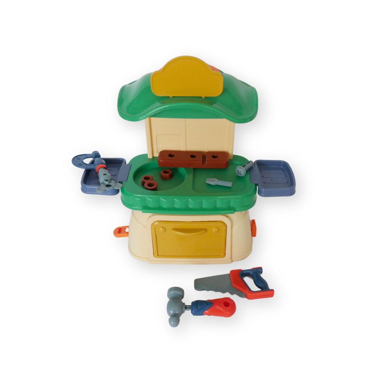 GENERICO - Casita de Herramientas 3 en 1 Línea Juguetes - GLOBAL KIDS