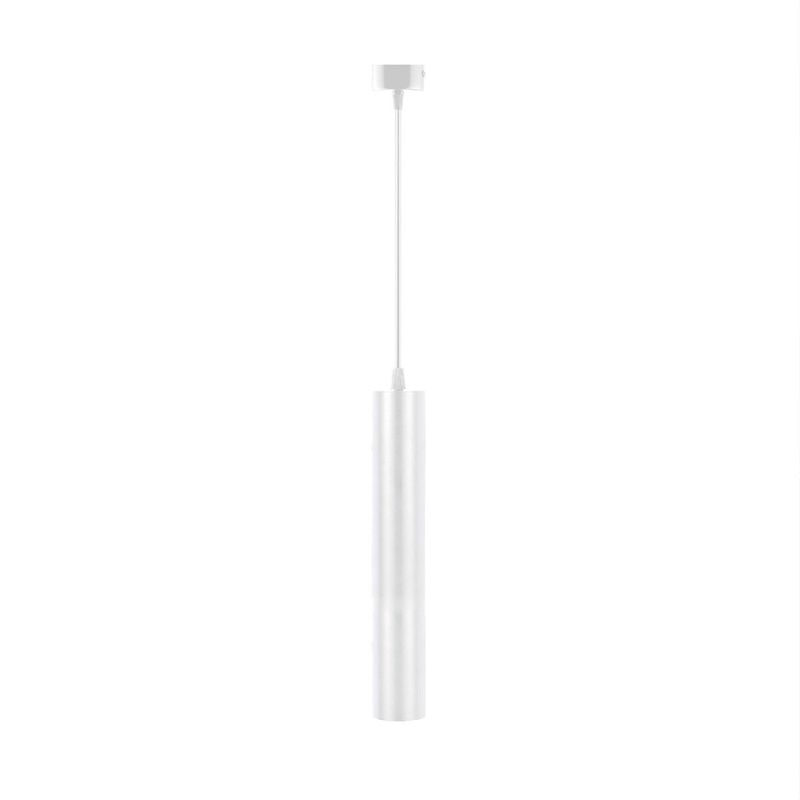 GENERICO - Spot Colgante Slim Para Gu10 De Aluminio 30Cm Alto Color Blanco Baita