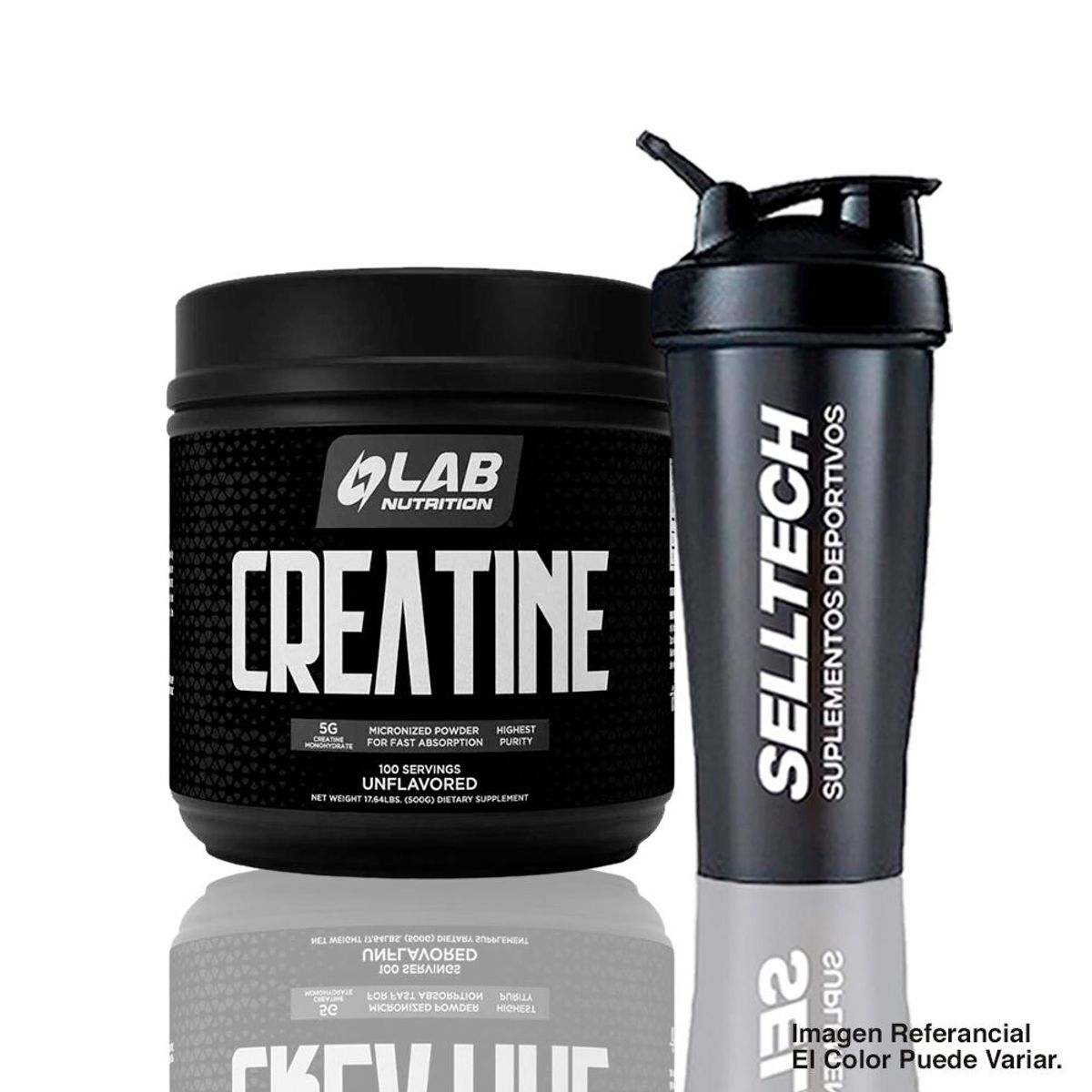 LAB NUTRITION USA - Creatina Micronizada Lab Nutrition Black Diamond 500gr