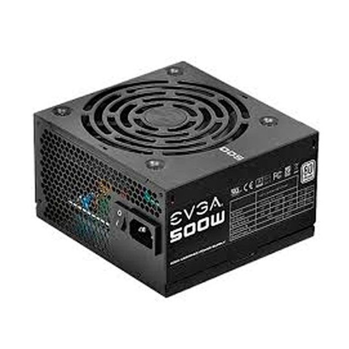 EVGA - FUENTE DE PODER EVGA 500W ATX 80 PLUS WHITE P/N: 100-W1-0500-KR