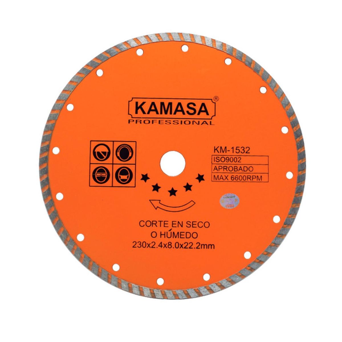 KAMASA - Disco Diamantado 115mm Kamasa KM1582