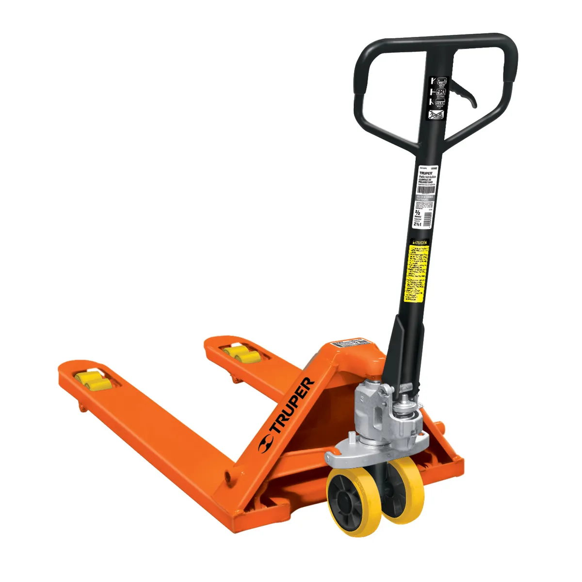 TRUPER - Patín traspaleta 2.5 ton con ruedas de poliuretano COD 15082 Truper