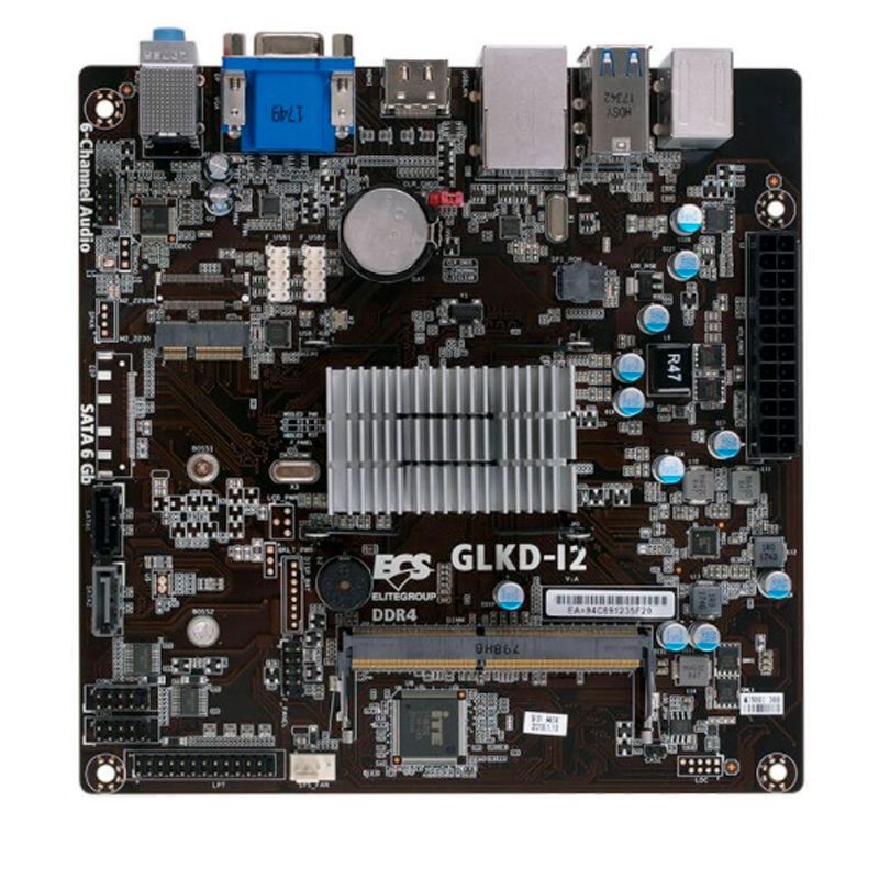 GENERICO - Motherboard ECS Glkd-i2 CPU Integrado Celeron N4020 DDR4 SODIMM