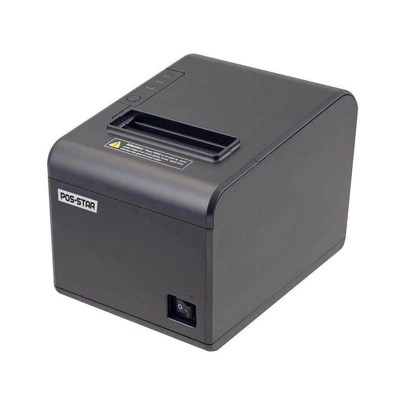 POS STAR - IMPRESORA TERMICA POS-STAR WP230 80MM INTERFAZ: USB + LAN VELOCIDAD: 230 MM/S  WP230 NEGRO
