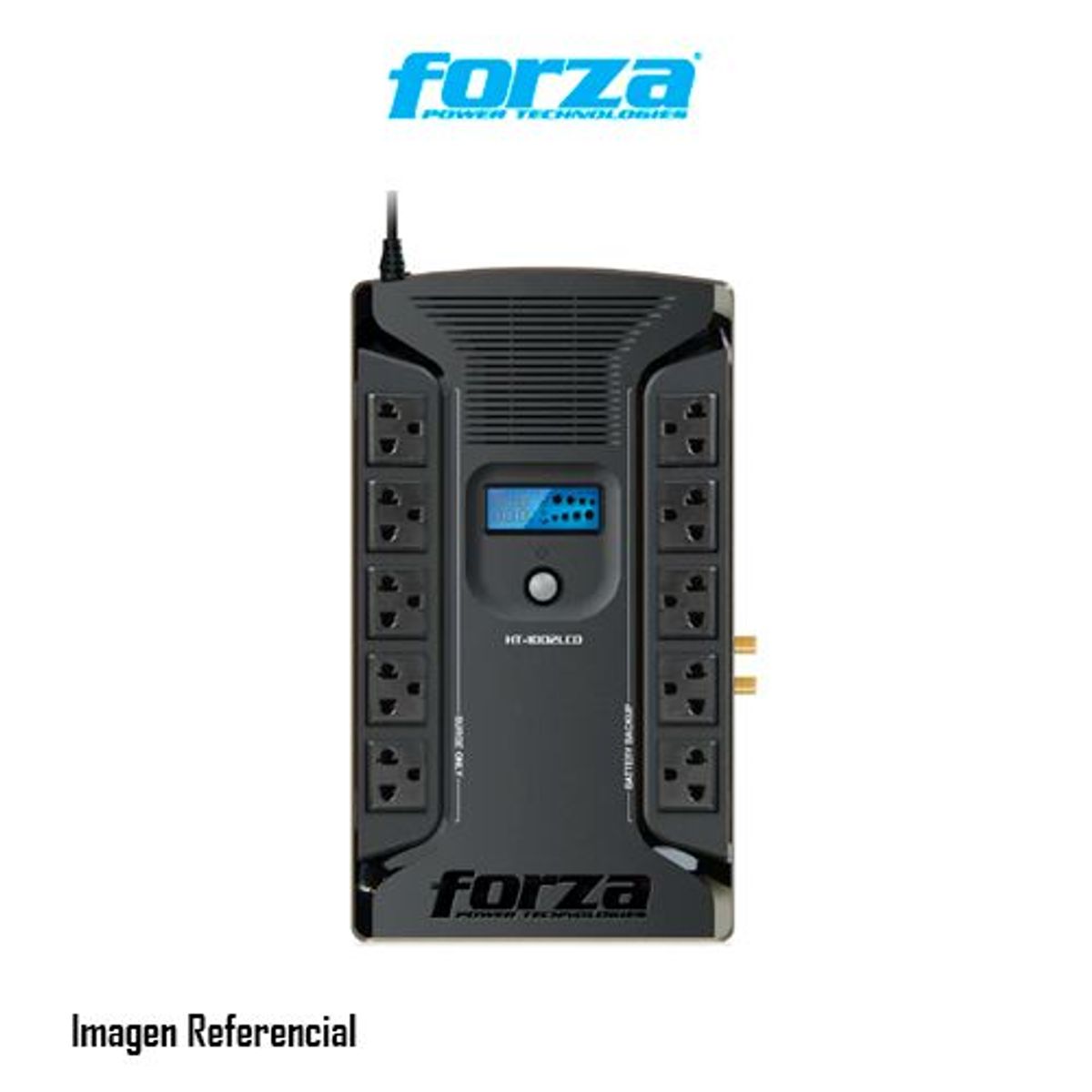 FORZA - UPS FORZA HT-1002LCD 1000VA / 600W 220 V 10 SALIDAS P/N: HT-1002LCD