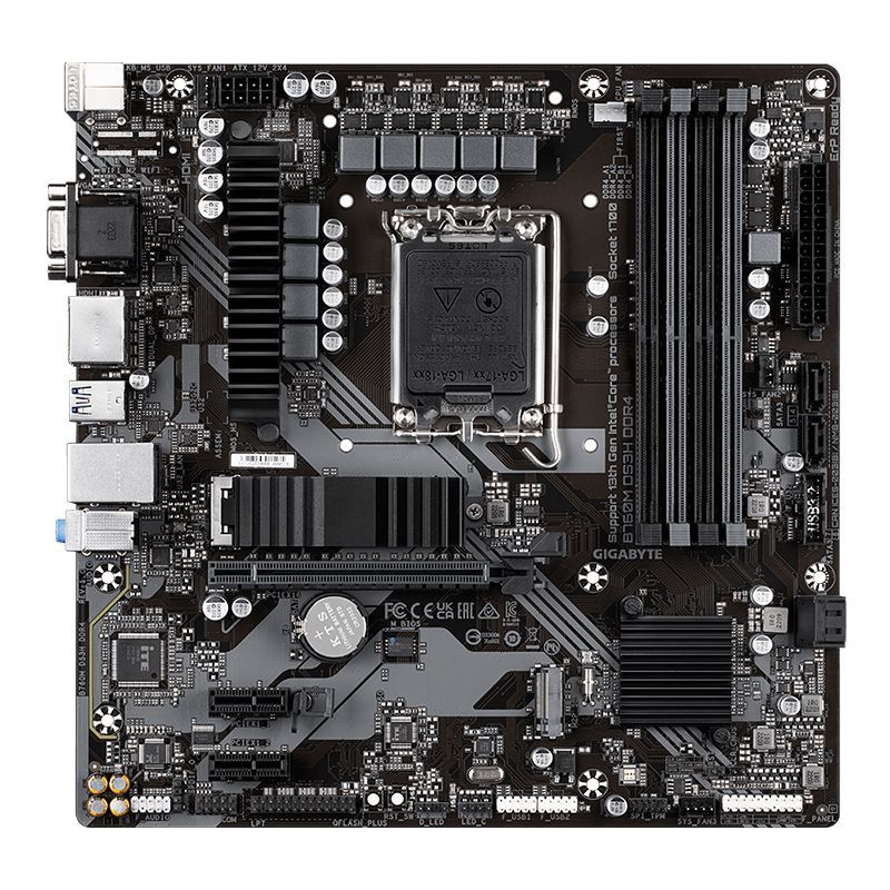 GIGABYTE - Motherboard Gigabyte B760M DS3H DDR4 rev 1.0 Intel B760 LGA1700 mATX