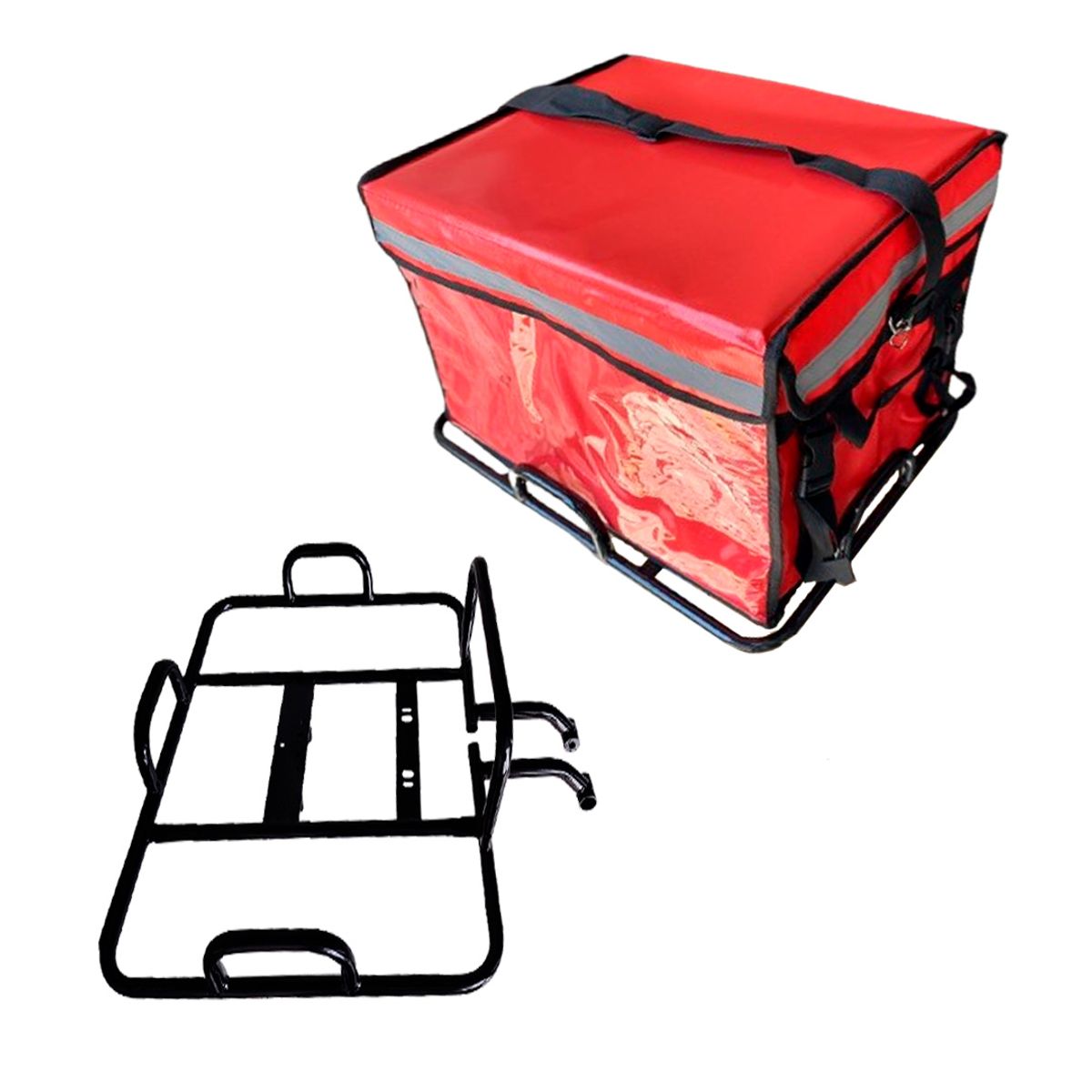 GREENLINE - MALETA DELIVERY Y PARRILLA PARA MOTO ELECTRICA