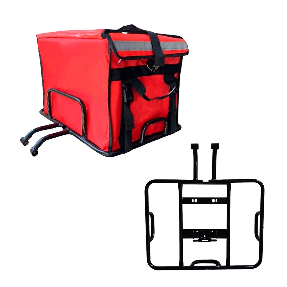 GREENLINE - MALETA DELIVERY Y PARRILLA PARA MOTO ELECTRICA