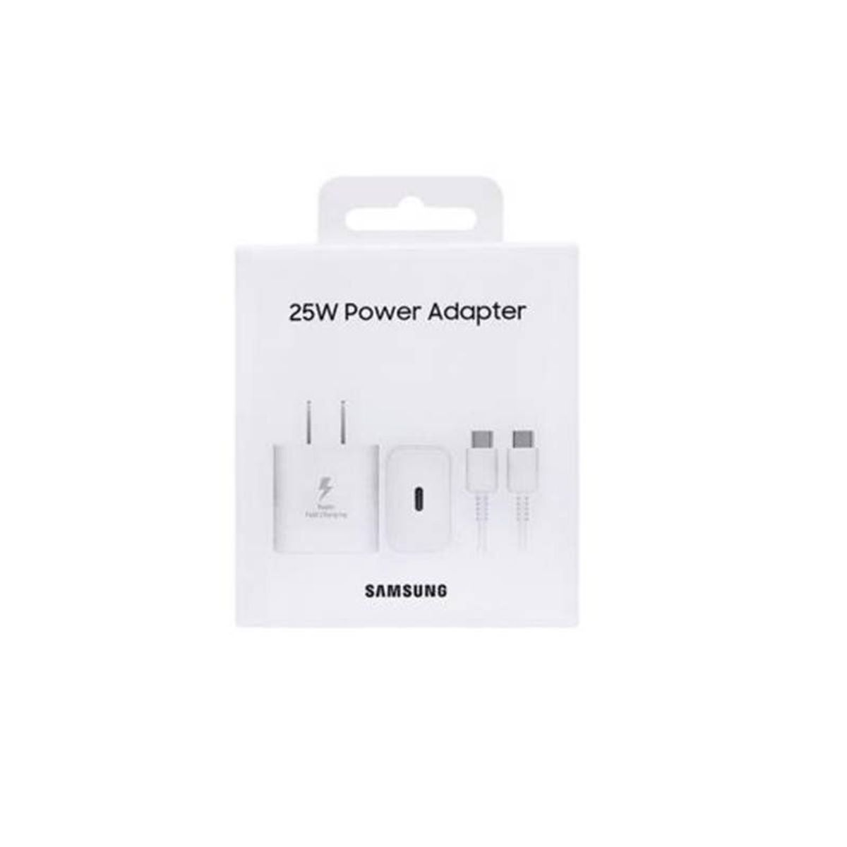 SAMSUNG - Cargador Samsung 25W PD Adapter Cable Tipo - C Blanco