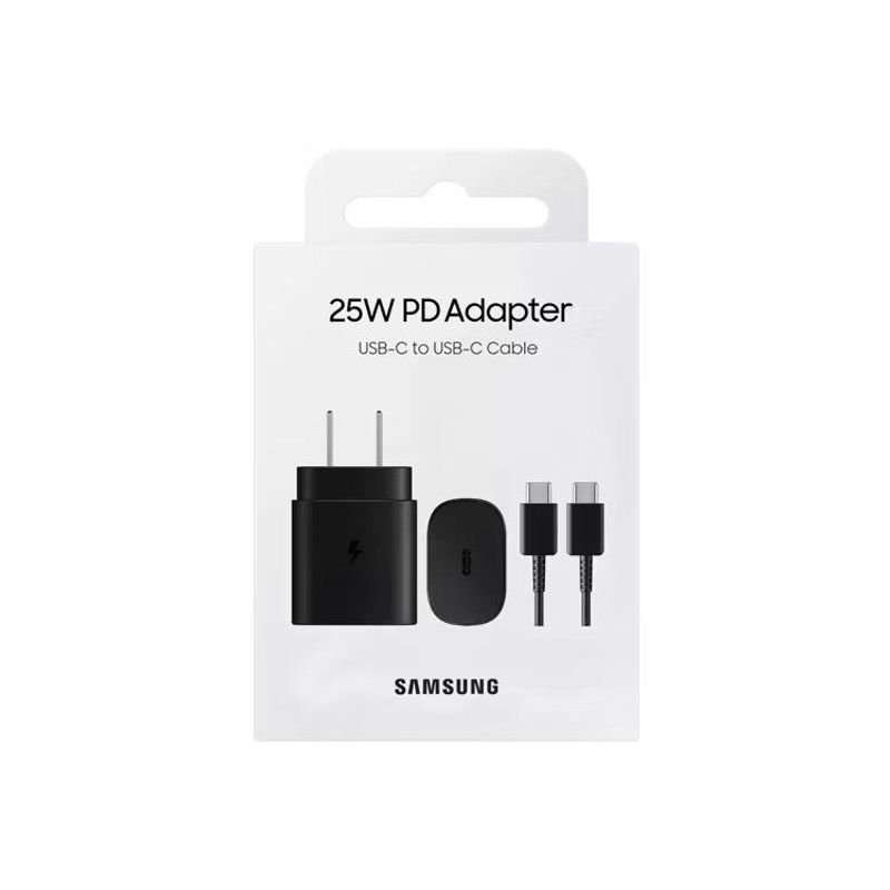 SAMSUNG - Cargador Samsung 25W Con Cable - Negro