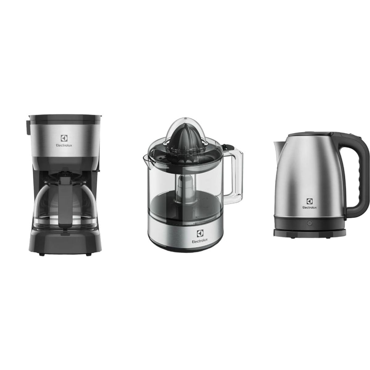 ELECTROLUX - Combo Cafetera ECM10Exprimidor ECP10Hervidor EEK10 Electrolux