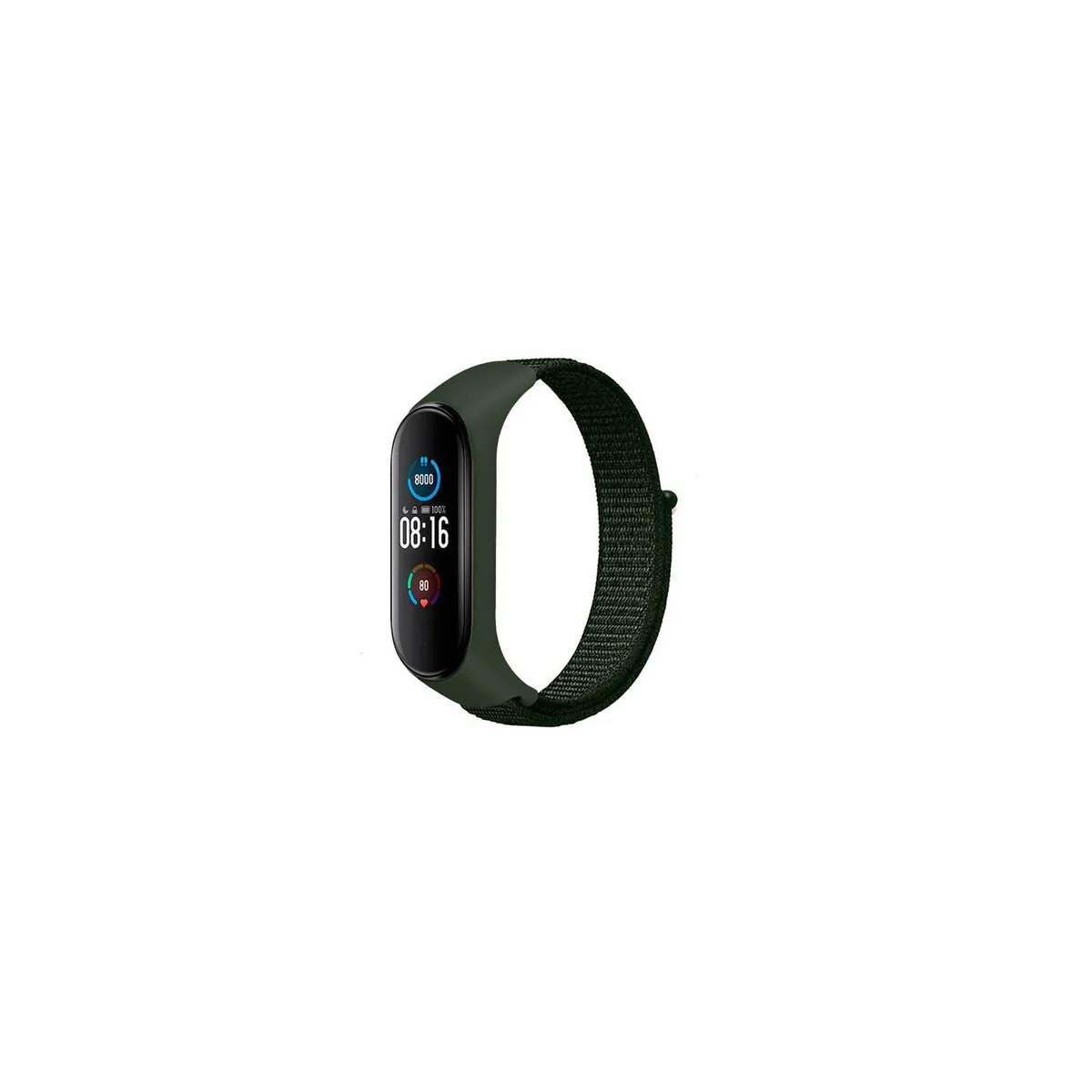 GENERICO - Correa Nylon Xiaomi Smart Band 7 - Verde Militar