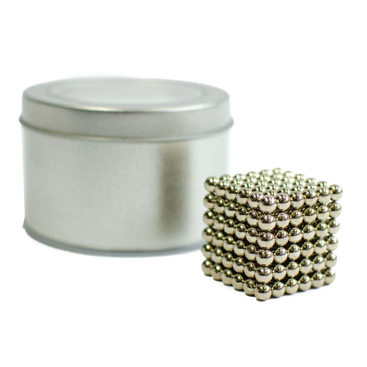 GENERICO - Neodimio 5Mm Bolitas Plateado BUCKYBALLS