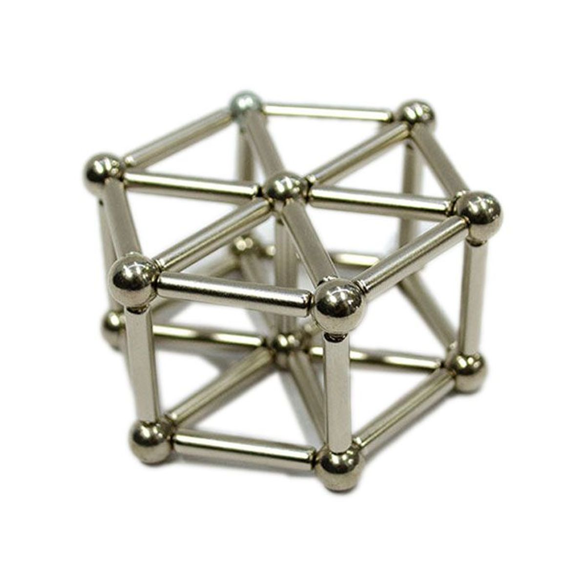 GENERICO - Palitos Y Bolitas Magneticas Plateado BUCKYBALLS