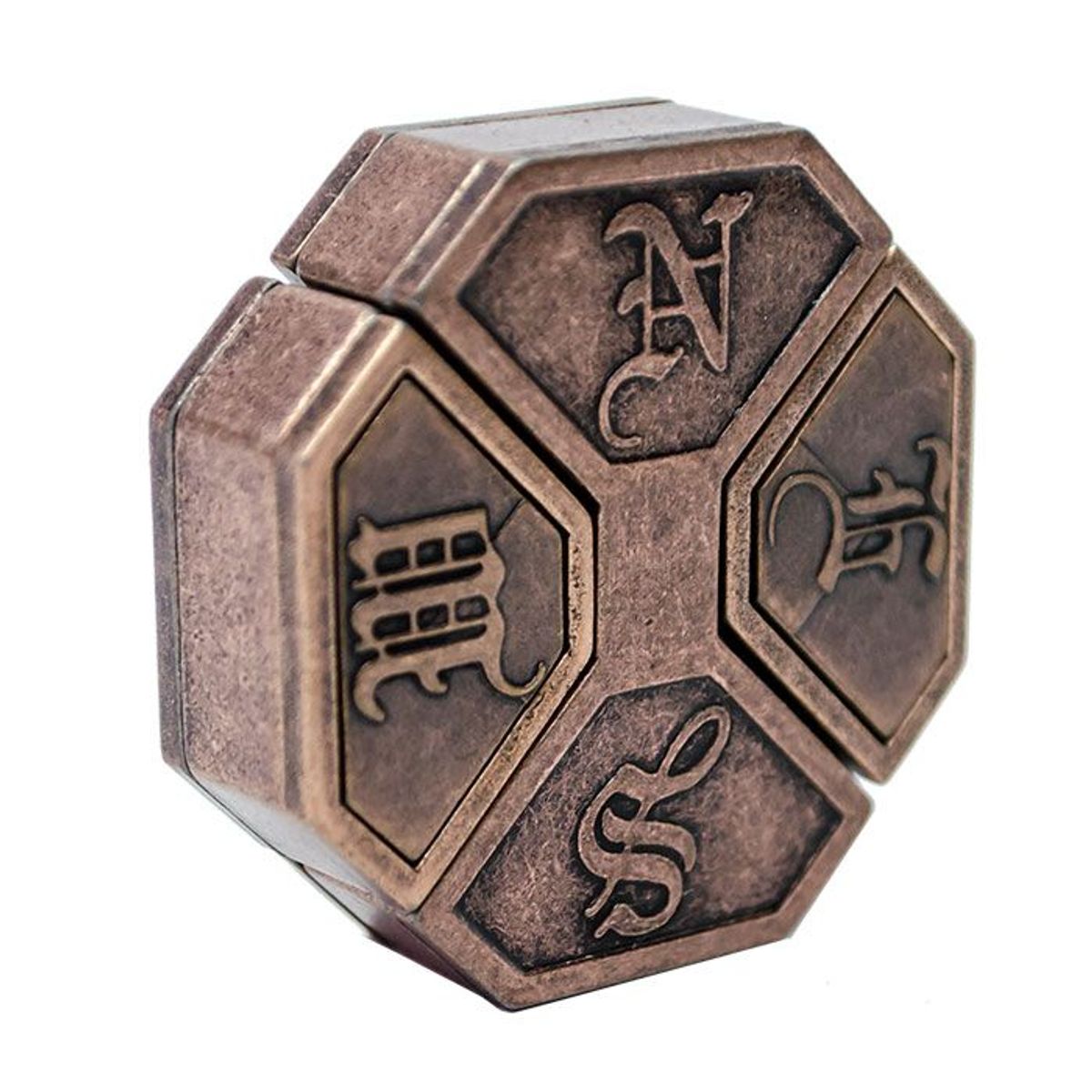 GENERICO - Puzzle Rompecabeza Metal L6 - Cast News HANAYAMA