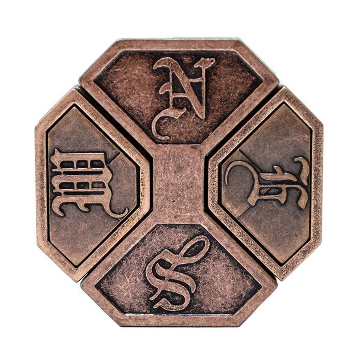 GENERICO - Puzzle Rompecabeza Metal L6 - Cast News HANAYAMA