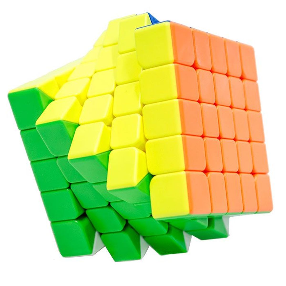 MOFANGJIAOSHI - cubo 5x5 Meilong 5M Stickerless MOFANGJIAOSHI