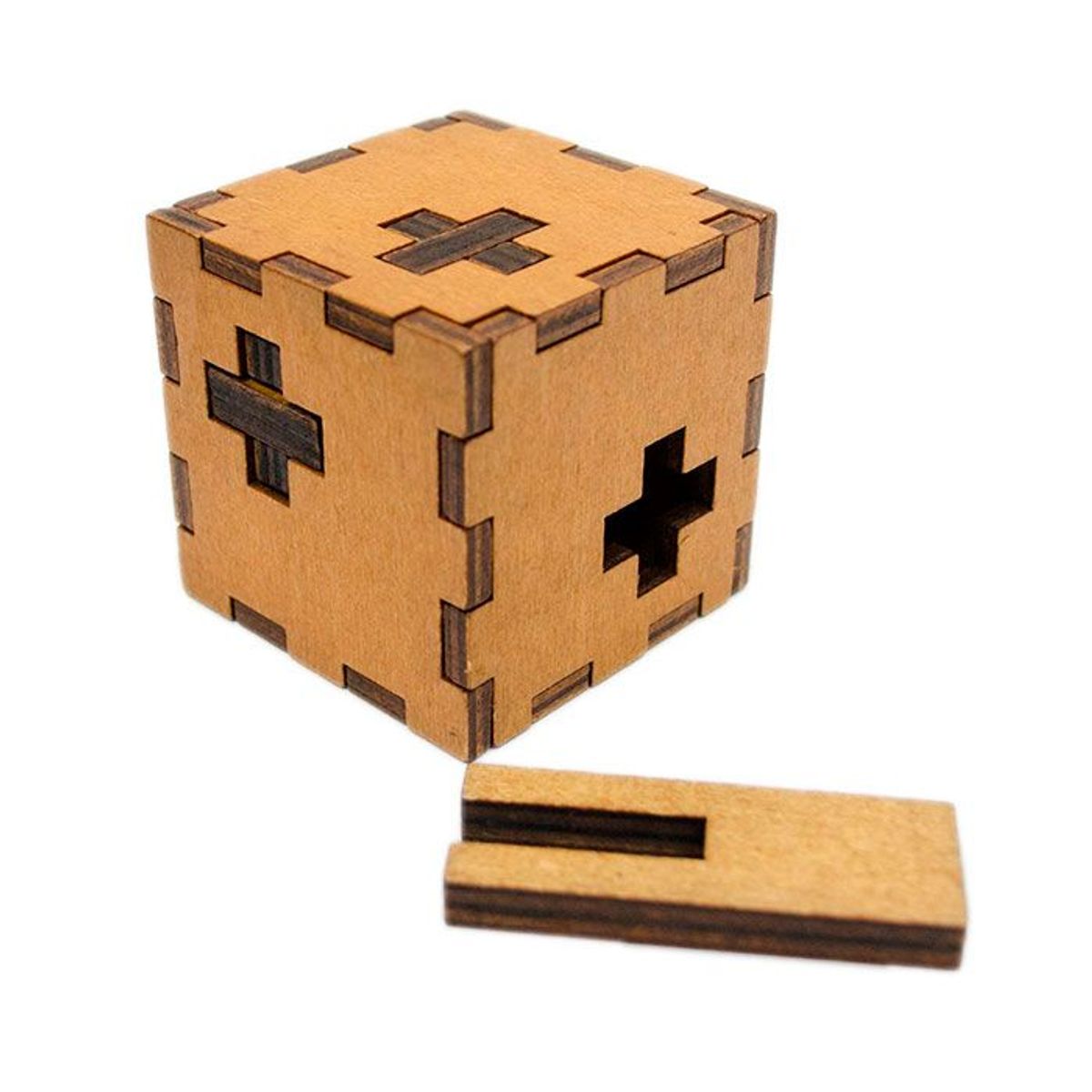 GENERICO - Swiss Cube WOOD PUZZLE