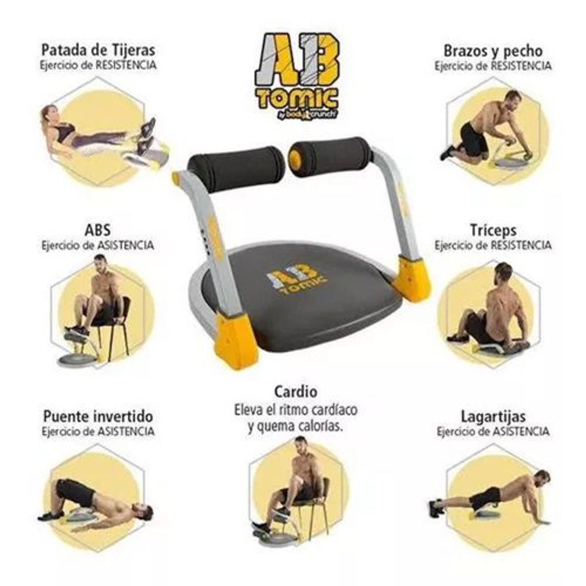 GENERICO - Banca Full Abdominales 6 En 1 AB Tomic