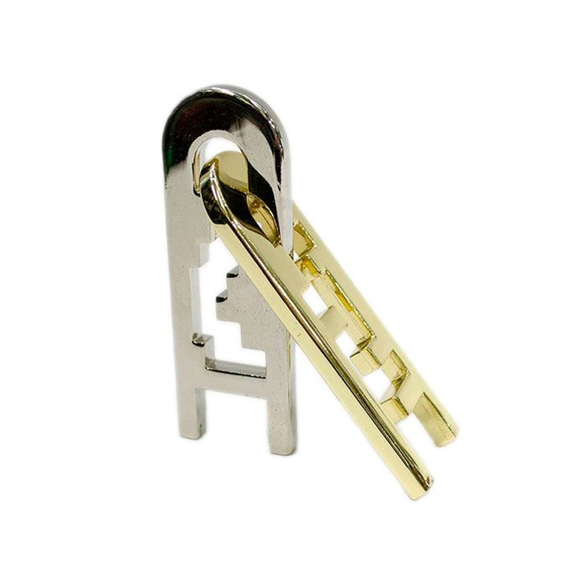 GENERICO - Puzzle Rompecabeza Metal L4- Cast Keyhole HANAYAMA