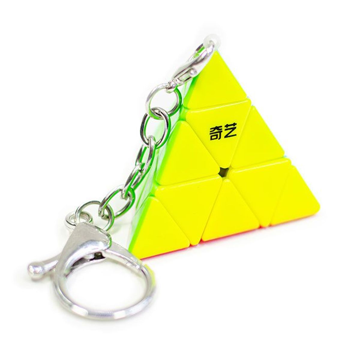 QIYI - Pyraminx keychain mini cube Stickerless QIYI