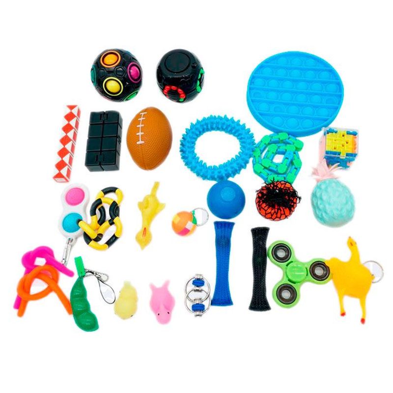 GENERICO - FIDGET PACK 26 PIEZAS FIDGET CUBE