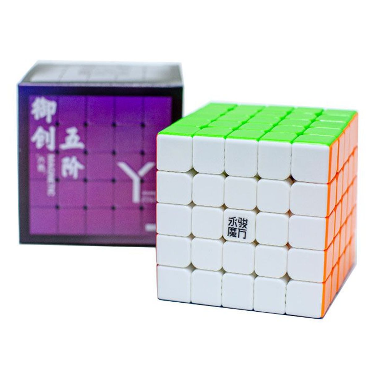 YJ - cubo 5x5 magnético Yuchuang V2 Stickerless YJ