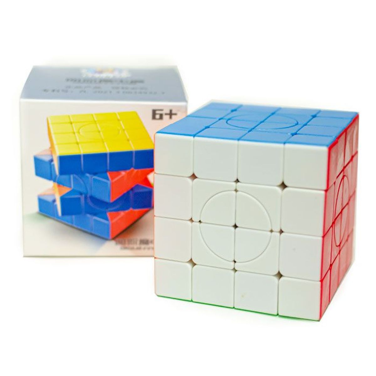 SHENGSHOU - cubo 4x4 circular Stickerless SENGSO