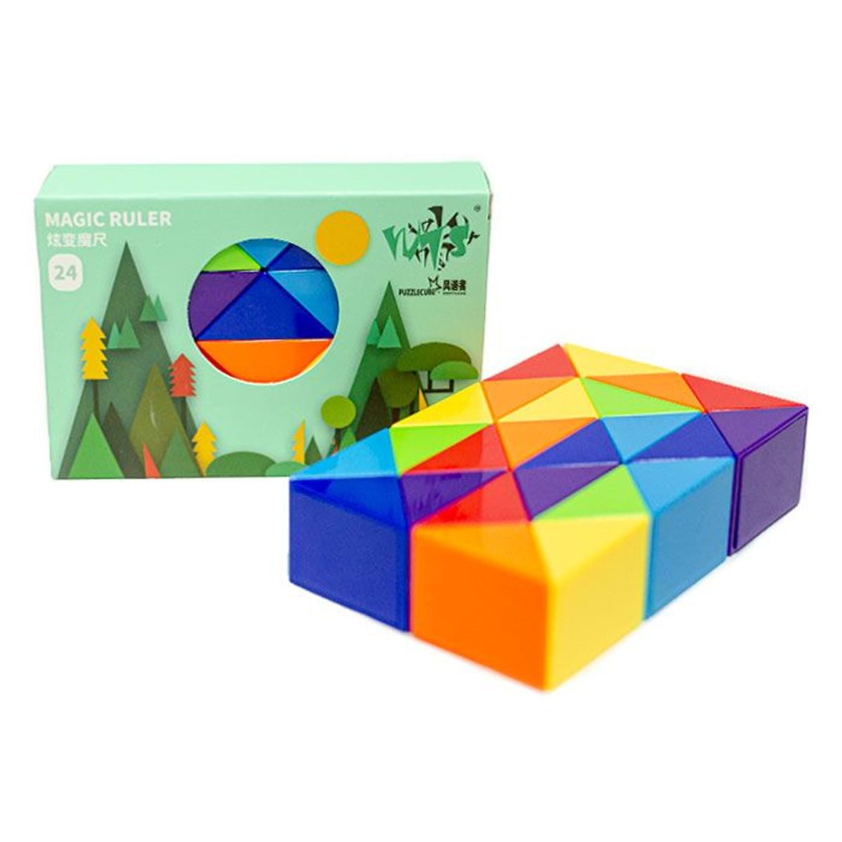 DIANSHENG - Rainbow Snake 24 Piezas Stickerless DIANSHENG