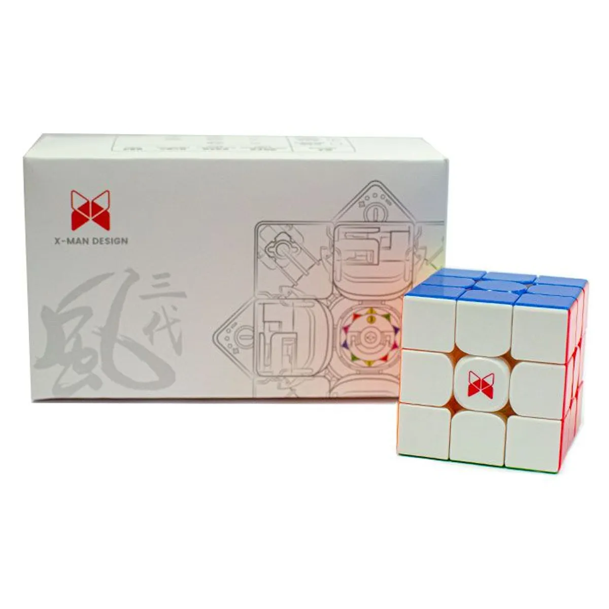 QIYI - cubo 3x3 X-MAN Tornado V3 Flagship Stickerless QIYI