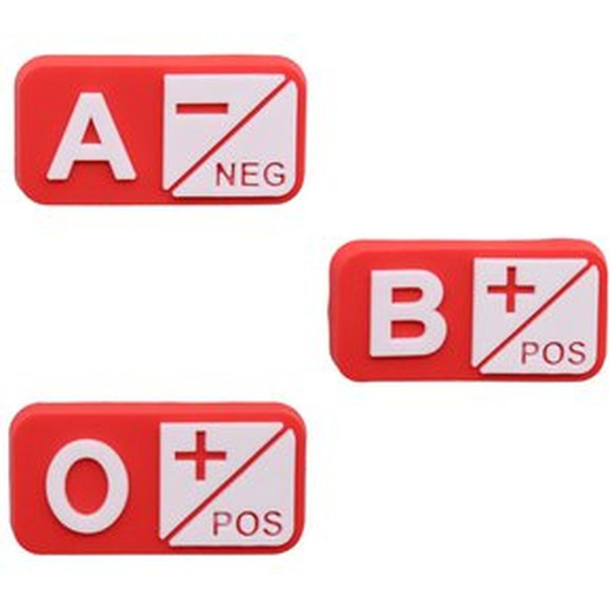 GENERICO - Packx3 Pines De Goma Tipo de sangre