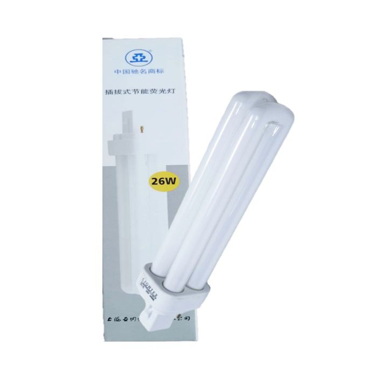 GENERICO - LÁMPARA FLUORESCENTE COMPACTA 26W 2P 840