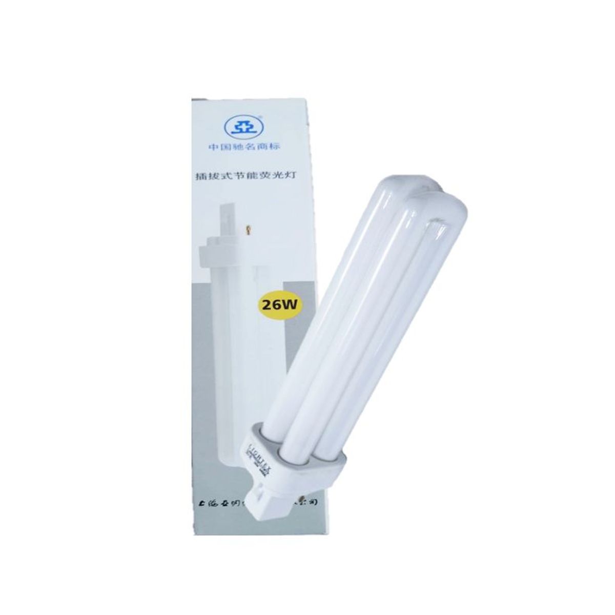 GENERICO - LÁMPARA FLUORESCENTE COMPACTA 26W 2P 840