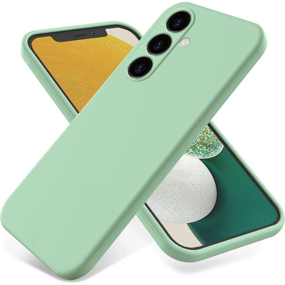 GENERICO - Case Silicona Para Samsung S24 - Verde agua