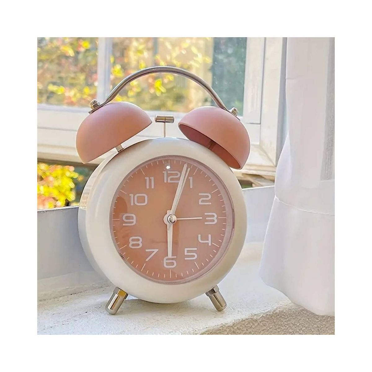 GENERICO - Reloj Despertador  Modelo Campana Silencioso