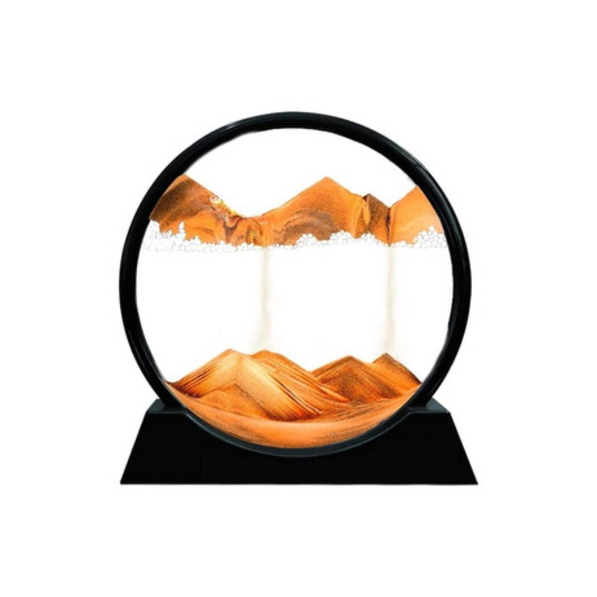 GENERICO - ADORNO DECORATIVO TIPO RELOJ DE ARENA 3D