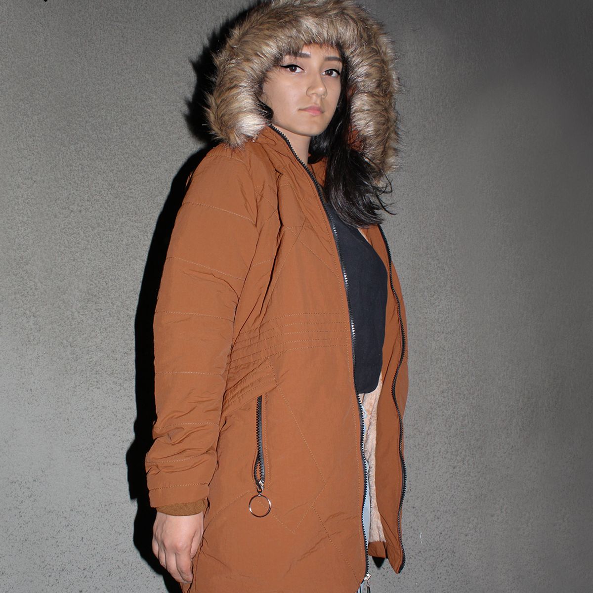 GENERICO - Casaca Parka Abrigo de Invierno para Mujer
