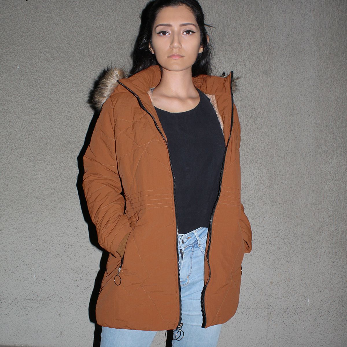 GENERICO - Casaca Parka Abrigo de Invierno para Mujer