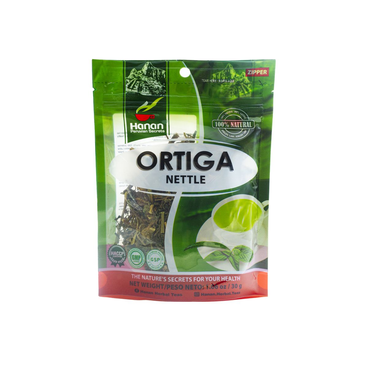 HANAN PERUVIAN SECRETS - Ortiga Infusión Hanan Tripack 30g