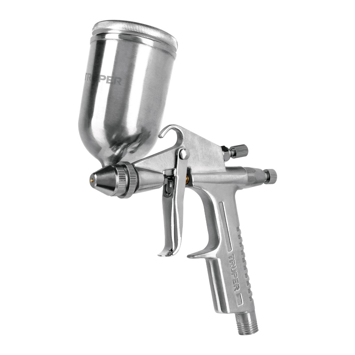 TRUPER - Pistola compacta p/retoque LVMP vaso alum, 0.5 mm COD 11098 Truper