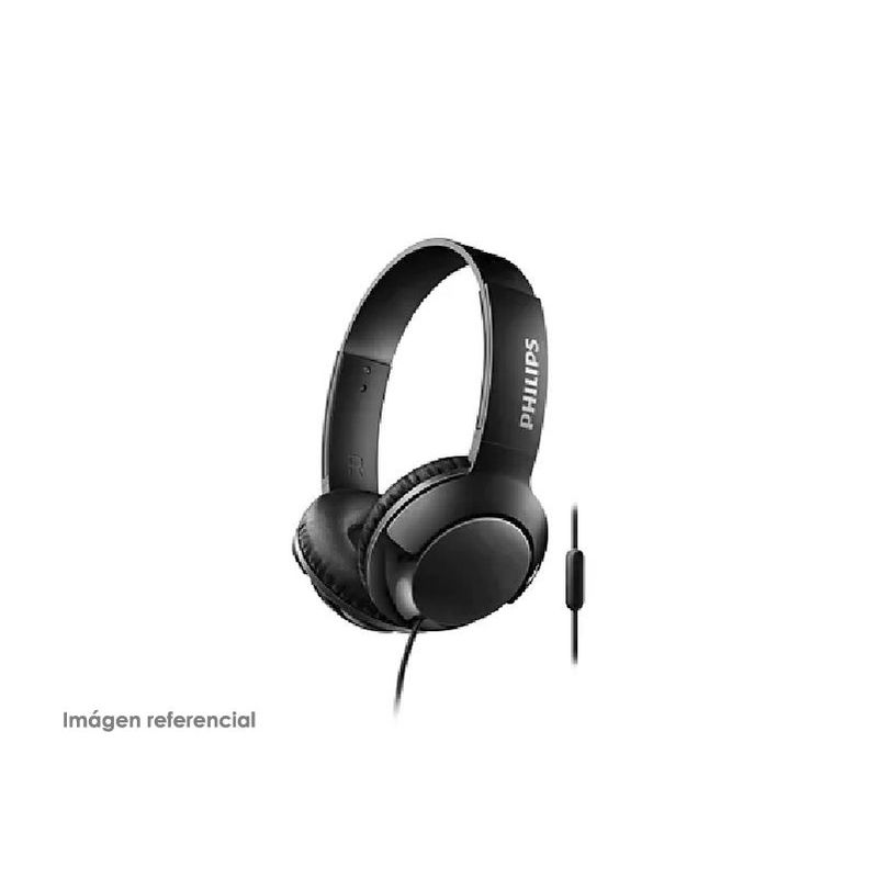 PHILIPS - Audífonos con micrófono Philips SHL3075BK Negro