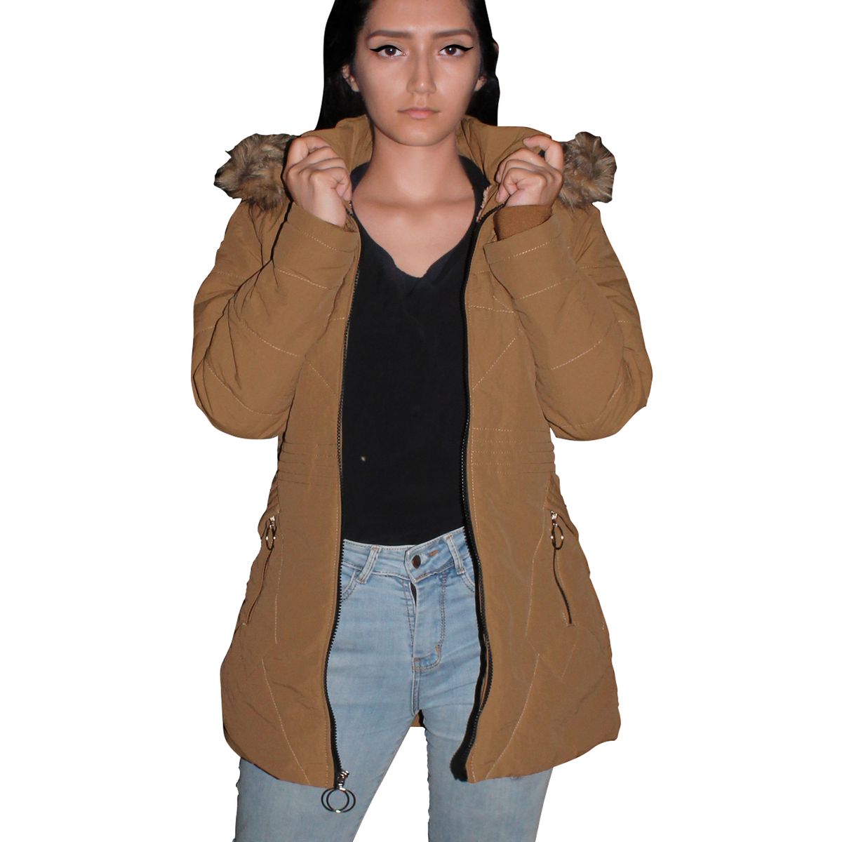 GENERICO - Casaca Parka Abrigo de Invierno para Mujer