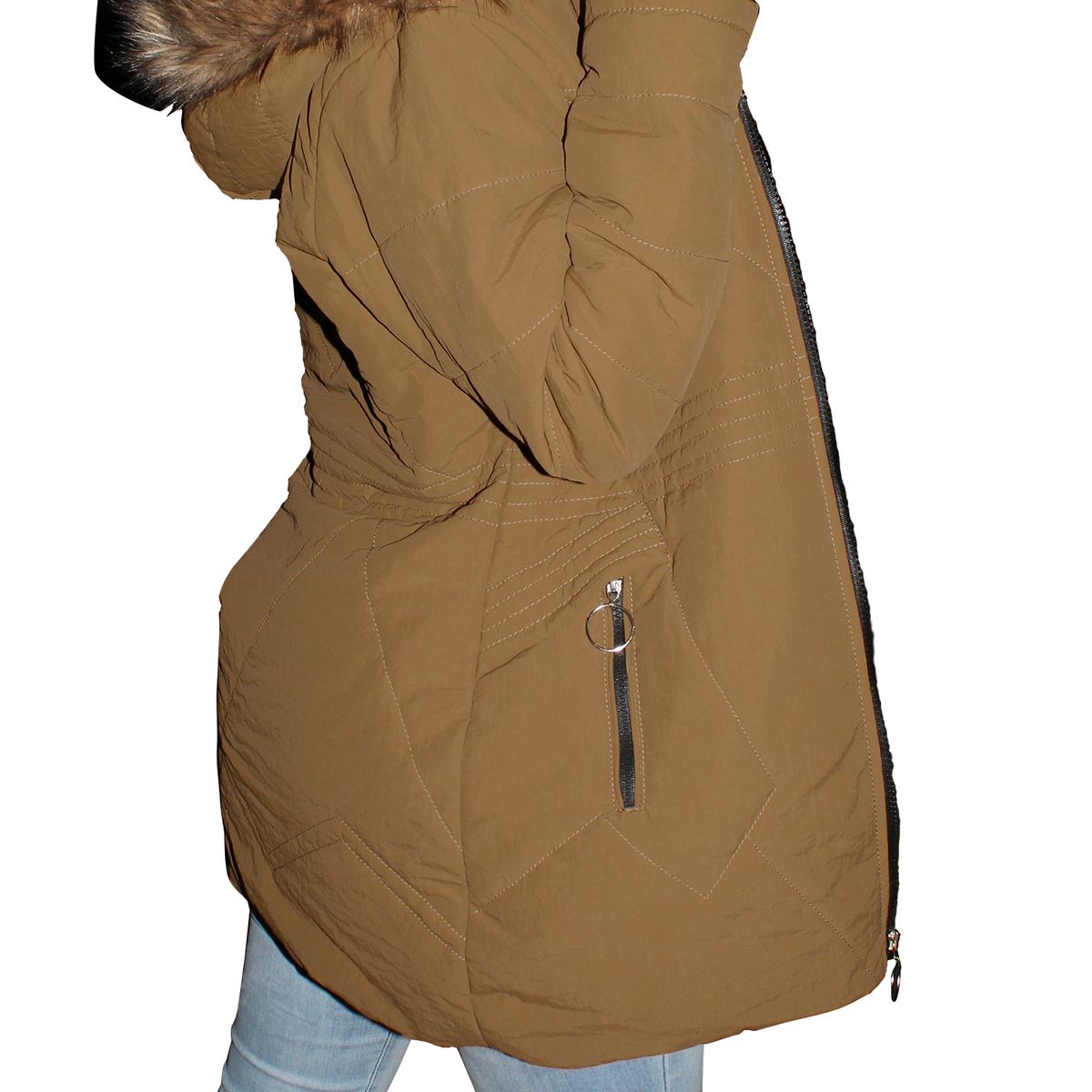 GENERICO - Casaca Parka Abrigo de Invierno para Mujer