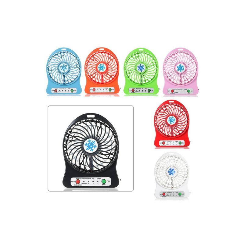 GENERICO - Mini Ventilador Portatil 3 Niveles Con Bateria