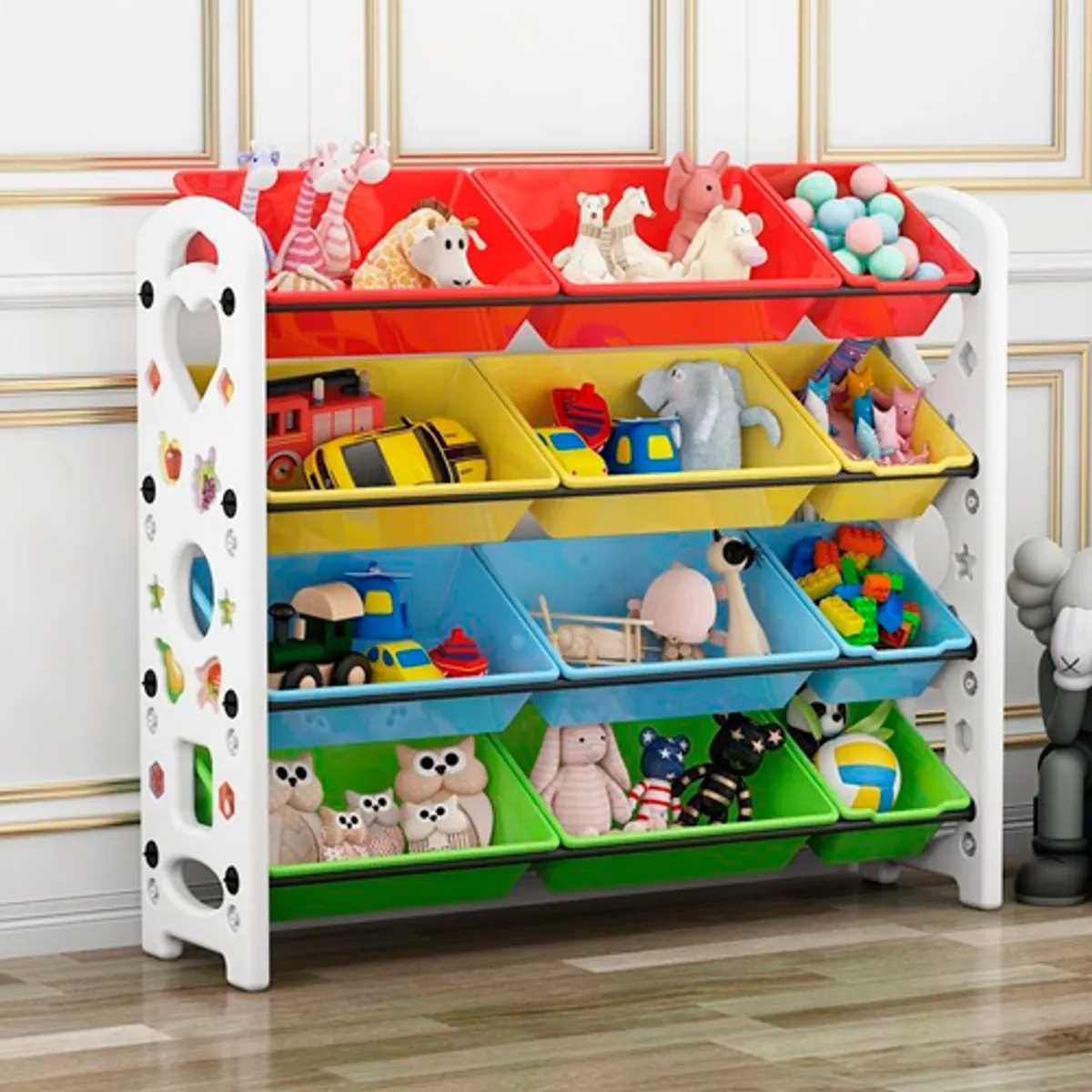 GENERICO - Estante De Almacenamiento Para Juguetes Niños Organizador Dormitorio