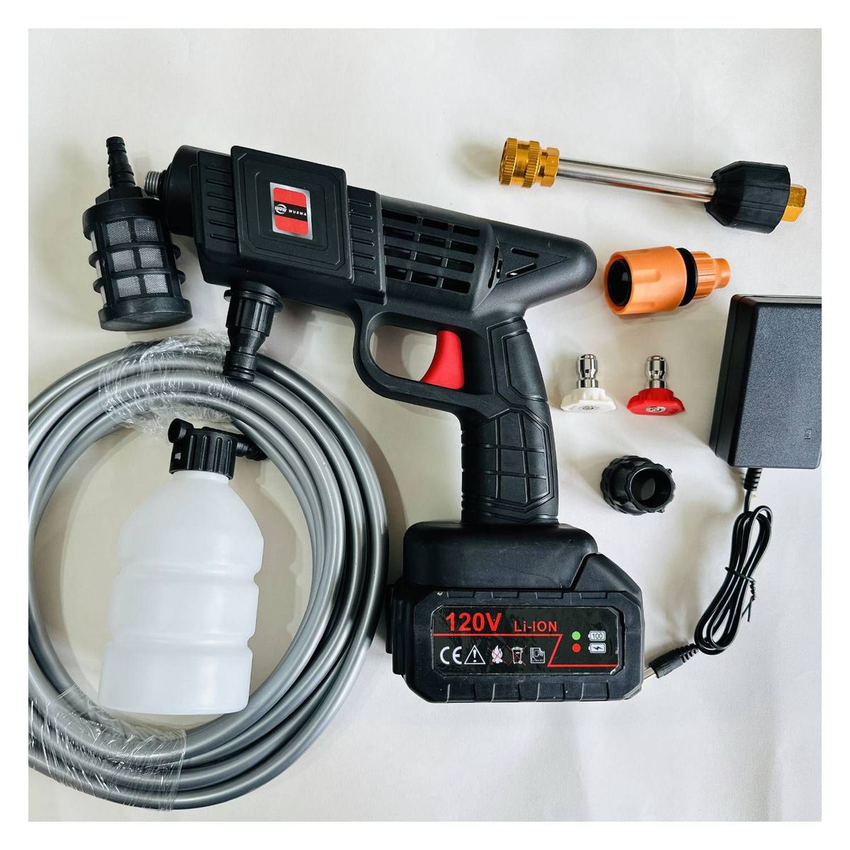 GENERICO - HIDROLAVADORA ALTA PRESION INALAMBRICA  120V