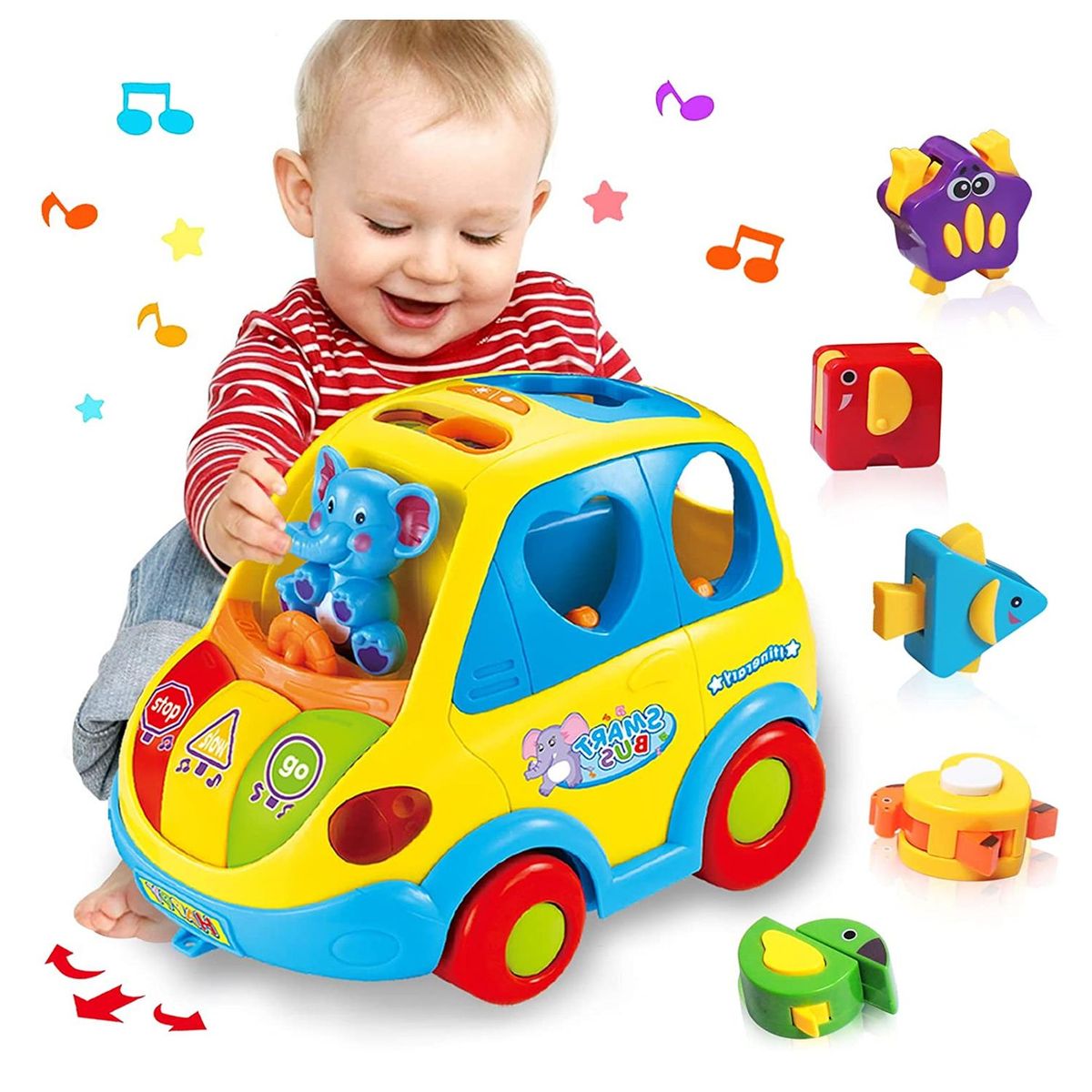 GENERICO - Juguete Autobús Inteligente con Luces Hola 896